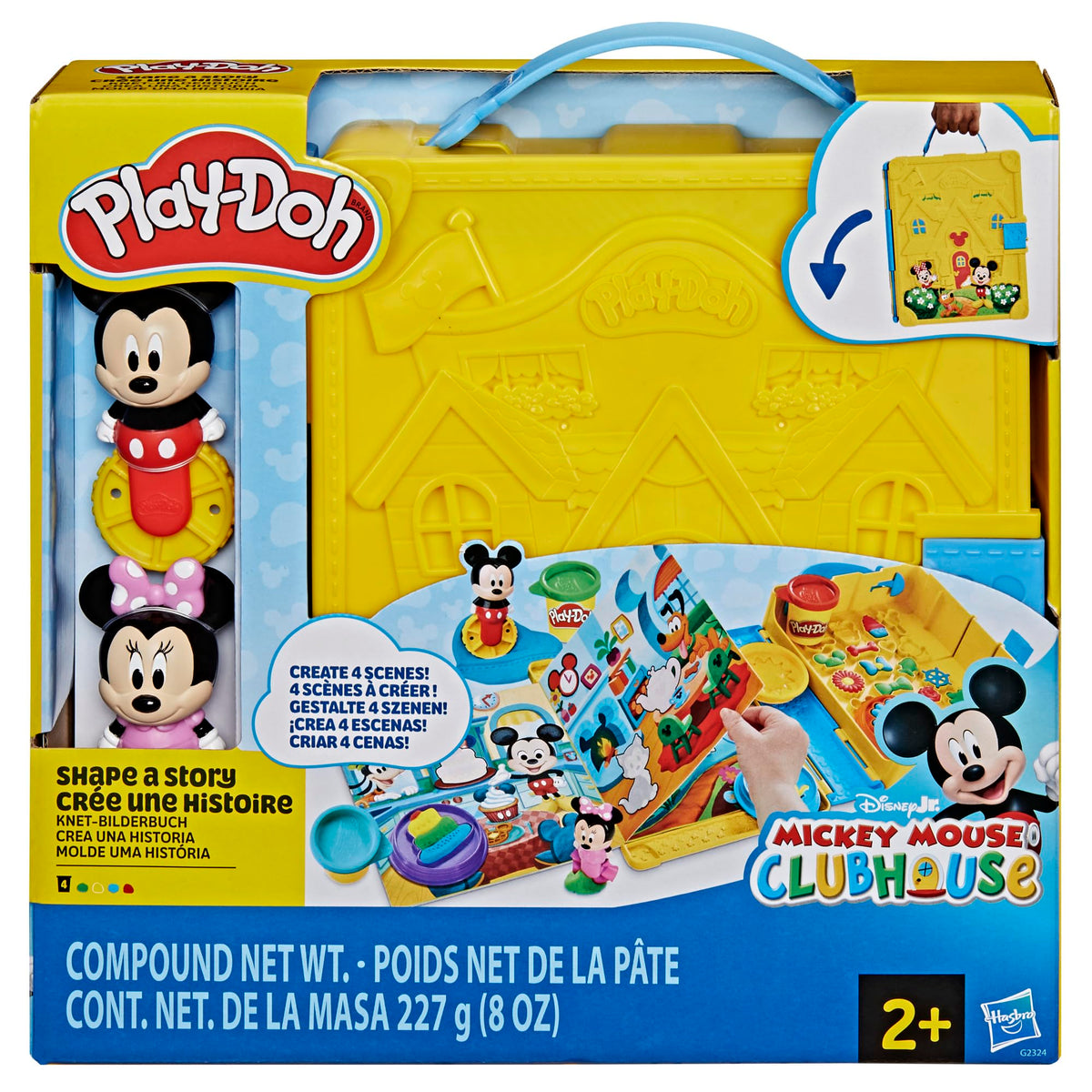 Play-Doh Disney Junior Shape Story playmat scene 1 for storytelling