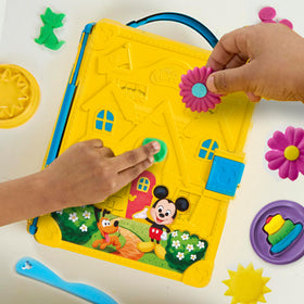 Play-Doh Disney Junior storage back-cover keeps pieces organized on trips
