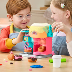 Play-Doh Donut Drop Shop safety guard ensures proper assembly for smooth play.