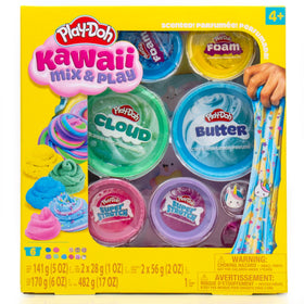 Play-Doh Kawaii Cloud scented slime with mint chocolate chip for fluffy sensory play