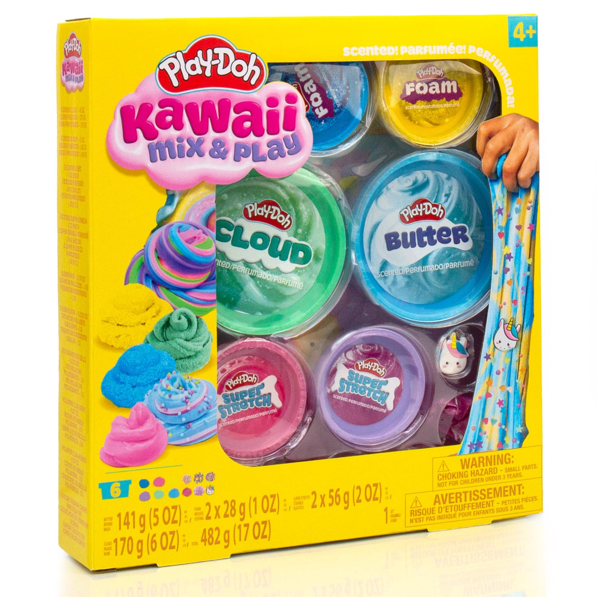 Play-Doh Kawaii pastel pink glitter for sparkly embellishments