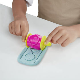 Play-Doh Kitchen Creations confetti cans add vibrant color for play baking