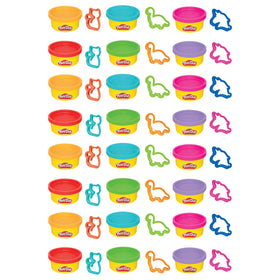 Play-Doh party favors blue can with cutter for birthdays