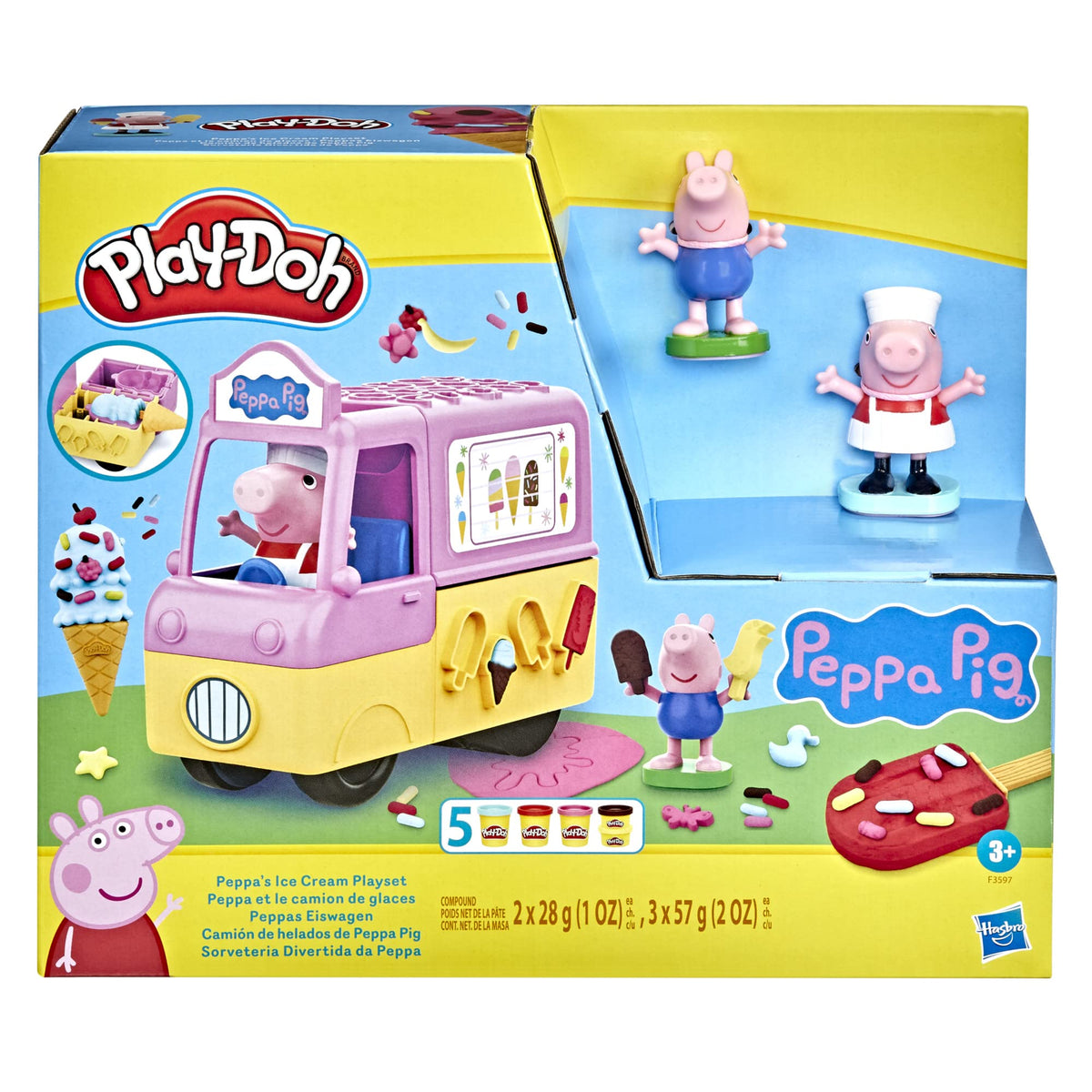 Play-Doh Peppa George figures for lively role-play