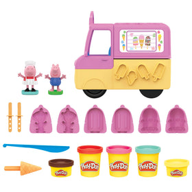 Play-Doh Peppa ice cream truck image promotes imaginative play and storytelling