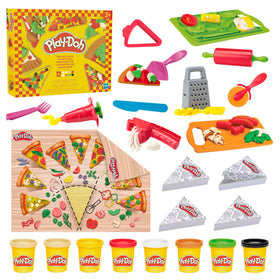 Play-Doh Pizza Slice Playset crust-cutting tool for imaginative pretend cooking