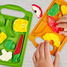 Play-Doh Pizza Slice Playset eight-color cans for vibrant crusts and toppings