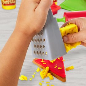 Play-Doh Pizza Slice Playset toppings molds for limitless pizza possibilities