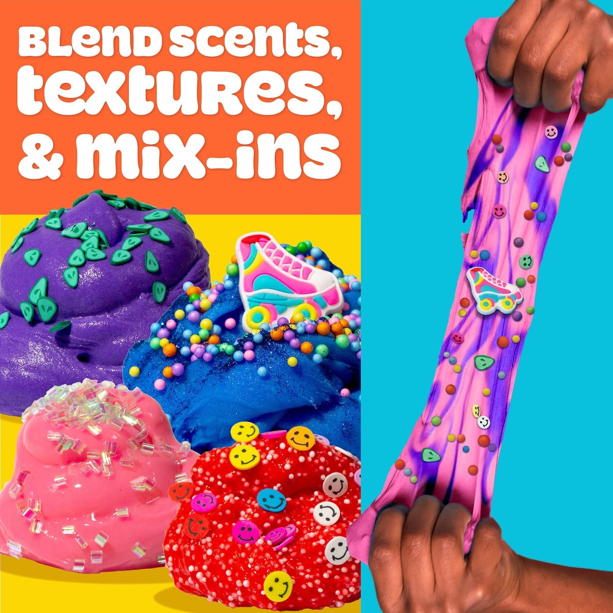 Play-Doh Foam lime green watermelon compound adds crackly texture and color.
