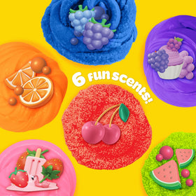 Play-Doh Foam red cherry compound for bright texture and scent.
