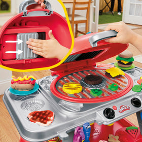 Play-Doh Sizzlin' Grill makes pretend burgers and hot dogs come to life