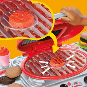 Play-Doh Sizzlin' Grill glowing grill and sizzling sounds for immersive play