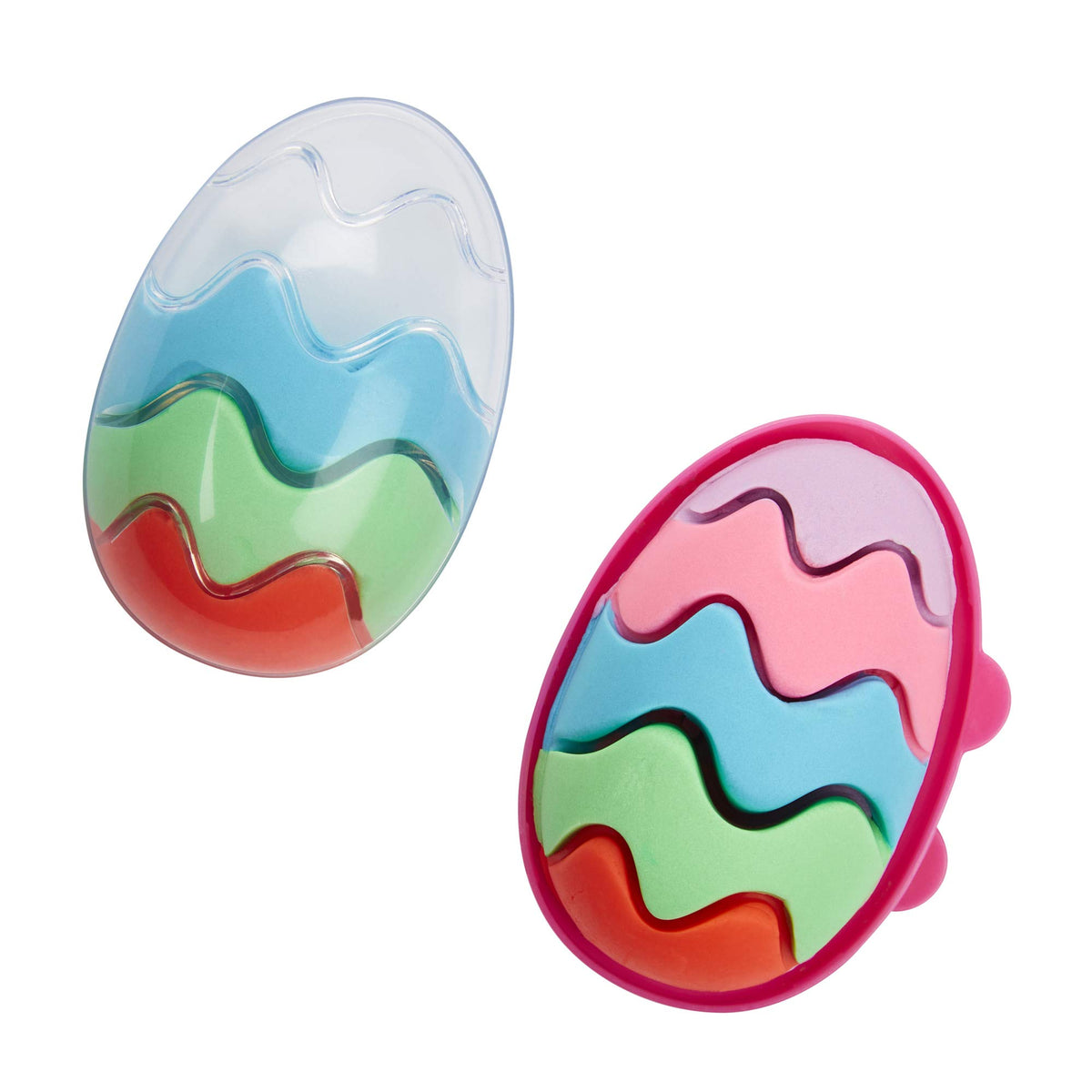 Play-Doh tools with eyes ears and tail for bunny expression