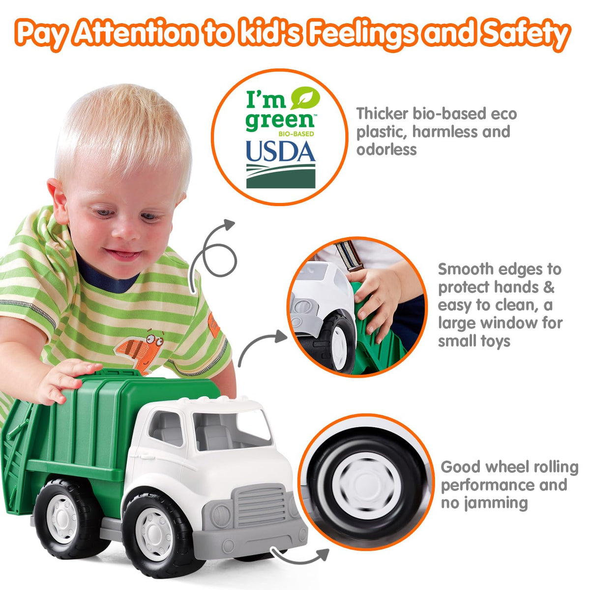 PLAY easy-clean design lets parents rinse or dishwasher-safe after messy play.