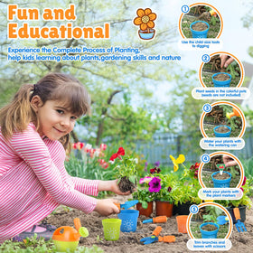 PLAY Kids Gardening Set safety scissors image promotes secure, child-safe use