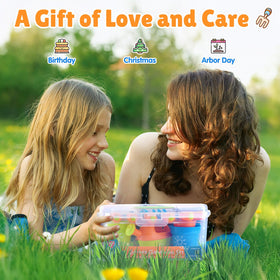 PLAY Kids Gardening Set storage box image keeps tools neatly organized