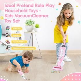 PLAY vacuum set features 64 EVA particles for pretend cleaning
