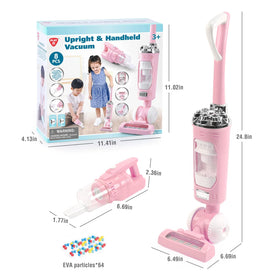 Warm safety tips for PLAY vacuum toy set during toddler play