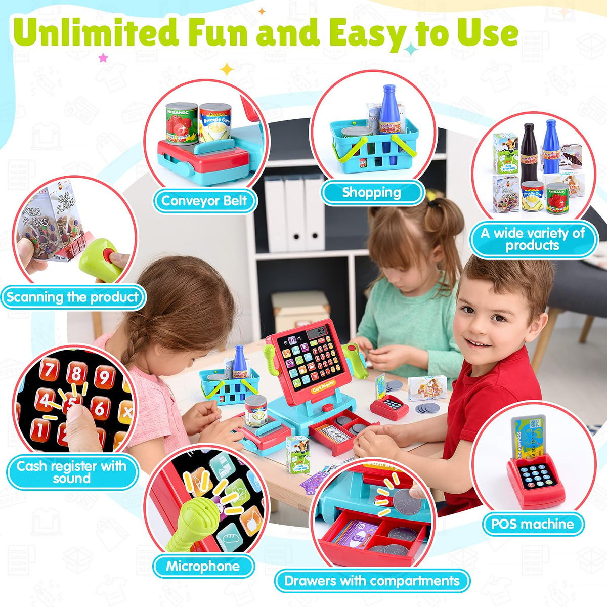 PLAY microphone for voice amplification during store role play