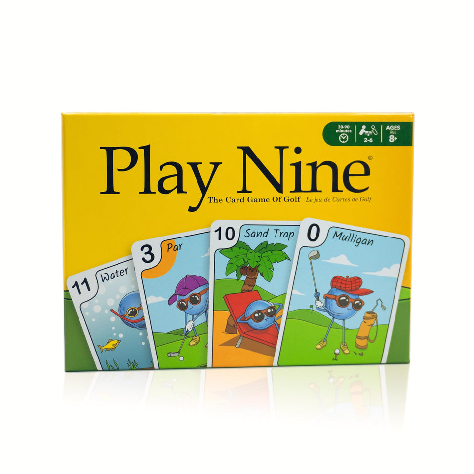 Play Nine golf setup scene ready for family night.