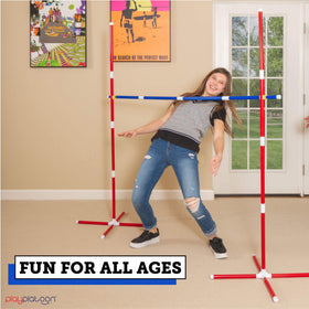 Play Platoon Limbo Game ready for outdoor beach or backyard parties