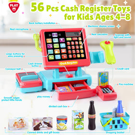 PLAY scanner with lights and sounds for interactive pretend shopping