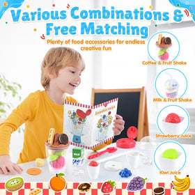 PLAY Smoothie Maker light-and-sound feature close-up demonstrates engaging pretend play.