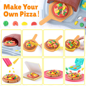 PLAY Soft, non-toxic dough texture close-up for gentle hands-on play.