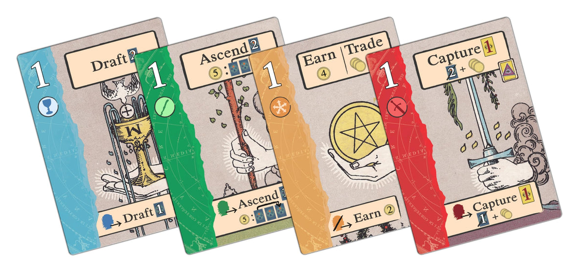 Play To Z Soothsayers leveling-up actions in play.