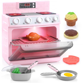 PLAY Toy Oven kids kitchen playset for imaginative play at home.
