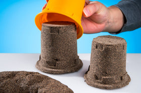 Play Visions Play Dirt Bucket molds into shapes with ease.