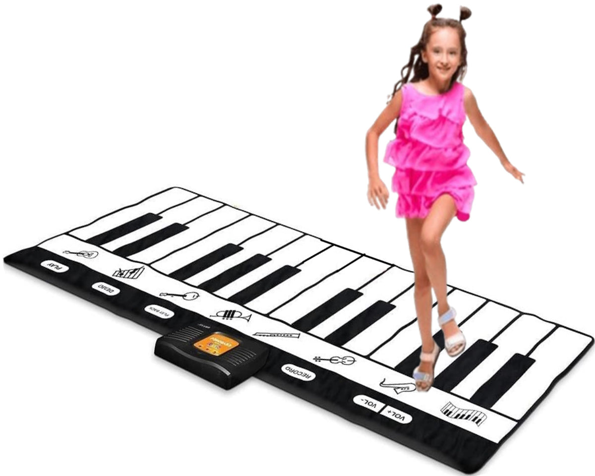 Play22 6ft floor piano mat with 24 touch keys fuels early musical exploration