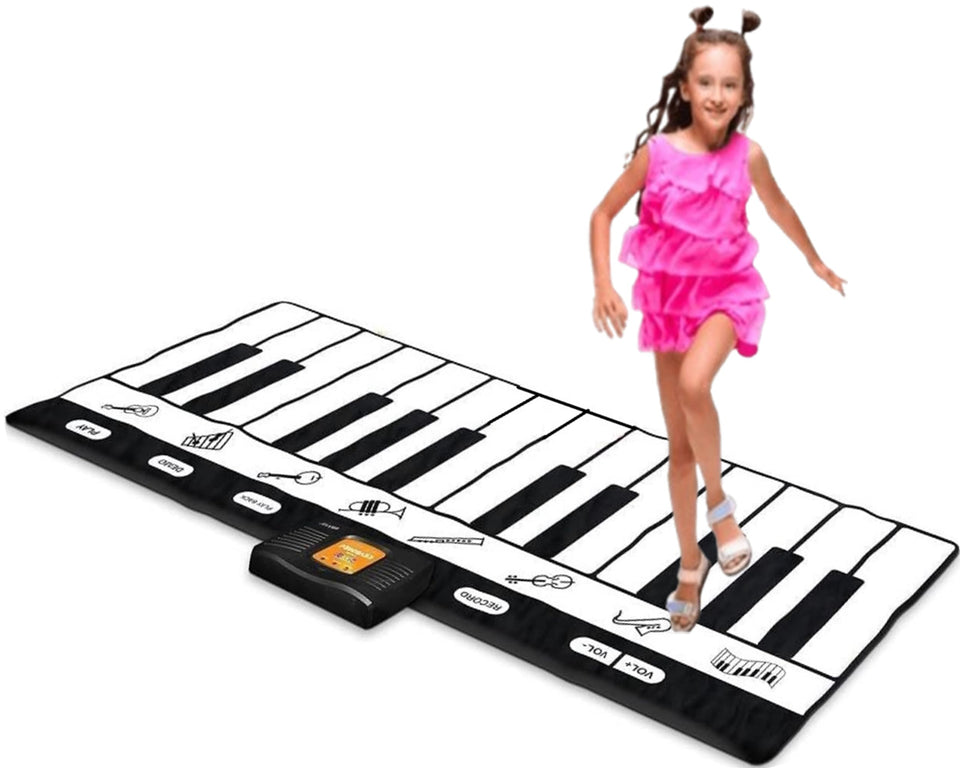 Play22 6ft floor piano mat with 24 touch keys fuels early musical exploration