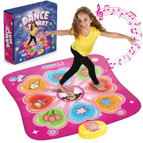 Play22 Dance Mat with LED lights guides kids through glowing rhythm play.