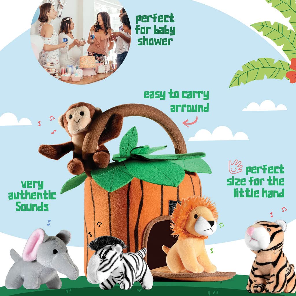 Play22 Elephant plush soft and cuddly for sensory play