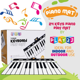 Play22 gigantic keyboard play mat unfolds with large keys for interactive play