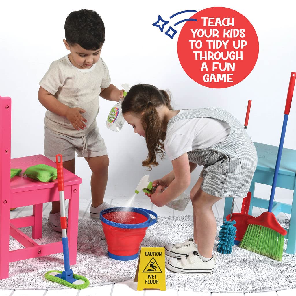 Play22 Kids Cleaning Set brush for sweeping pretend chores in a safe play space