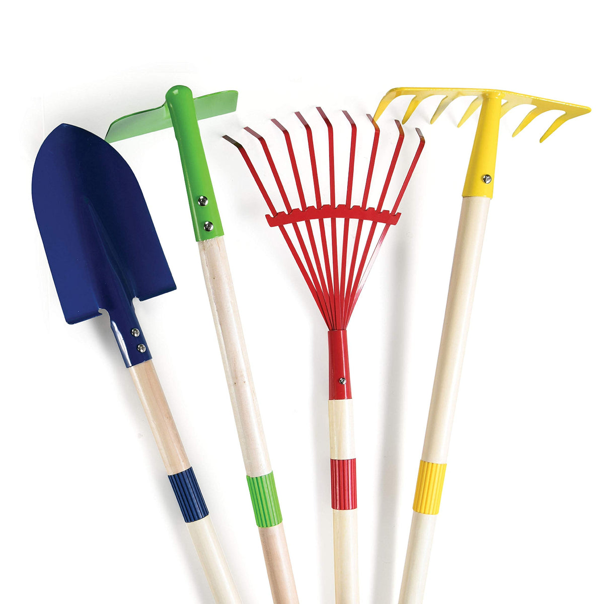 Play22 kids in garden enjoying outdoor learning and playtime with the tool set.
