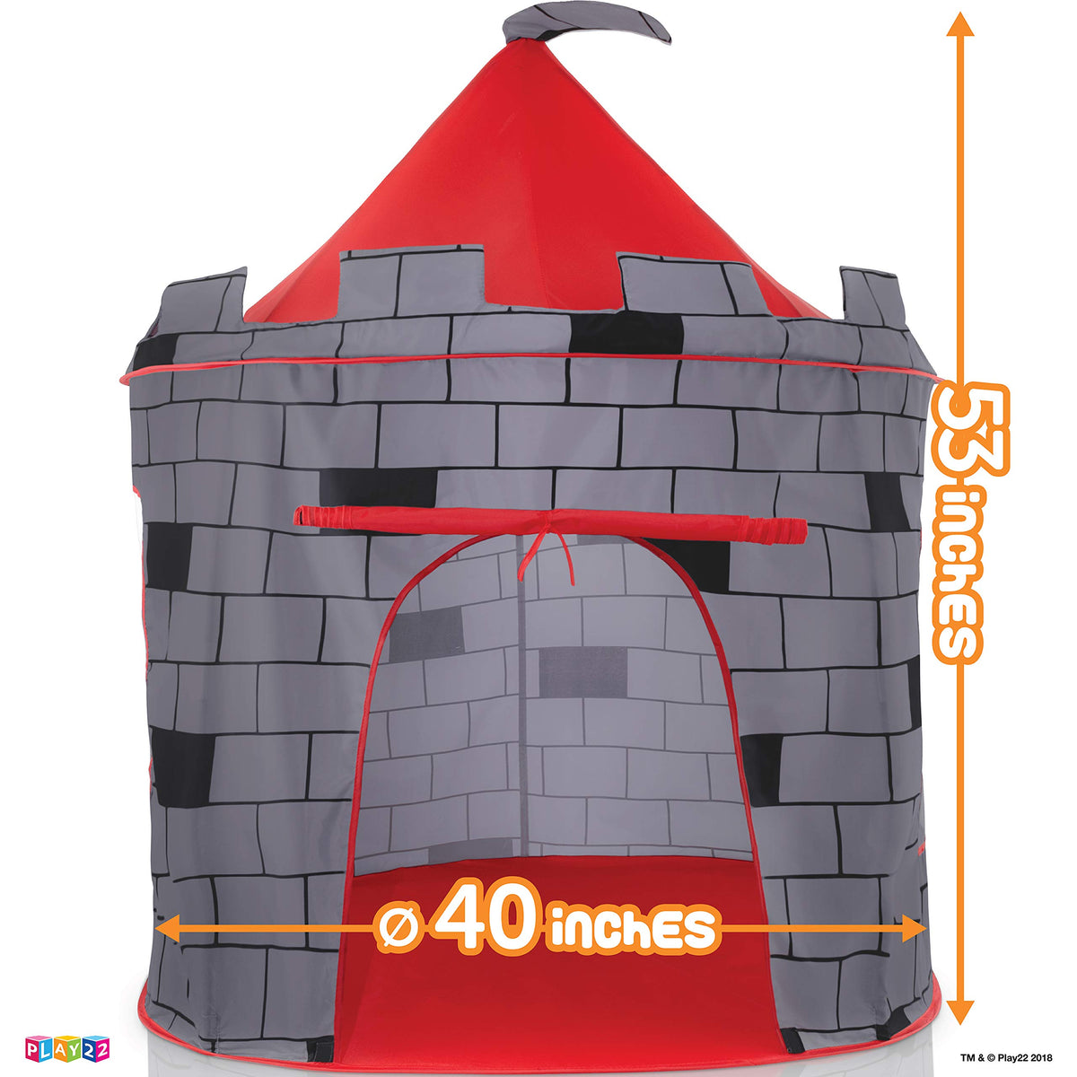 Play22 Knight Castle tent carrying bag for effortless transport