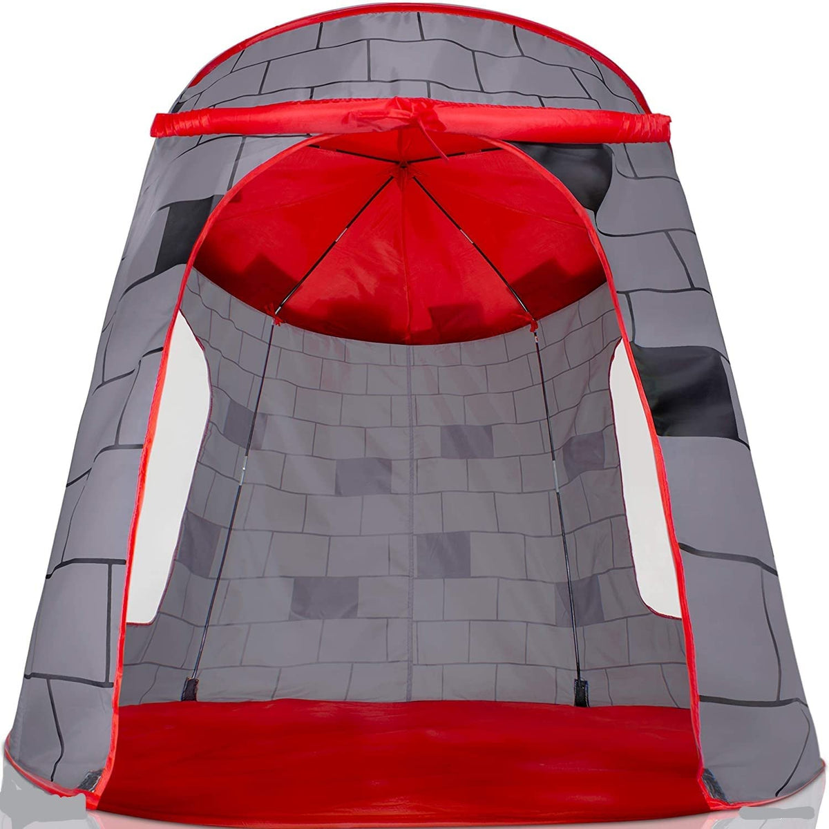 Play22 Knight Castle tent ventilation windows keep air comfortable