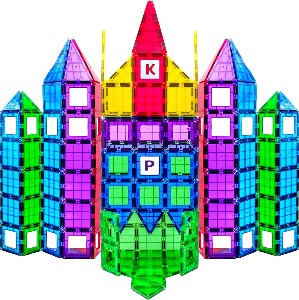 Play22 colorful pieces help kids learn colors while constructing