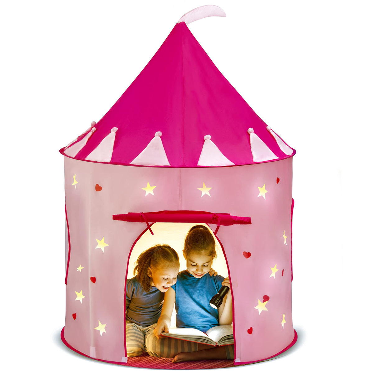 Play22 Princess Castle Pink Tent ideal for indoor playrooms and bedrooms.