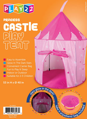 Play22 Princess Castle Pink Tent suits outdoor parks and picnics.