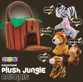 Play22 plush animals set boosts early color and sound exploration