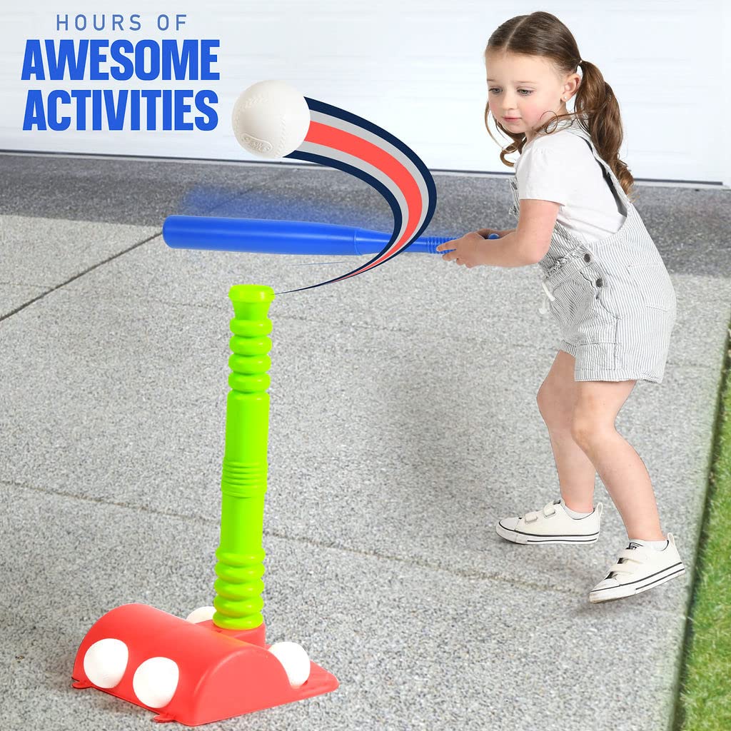 Play22 T Ball Set brings family garden play and activity.