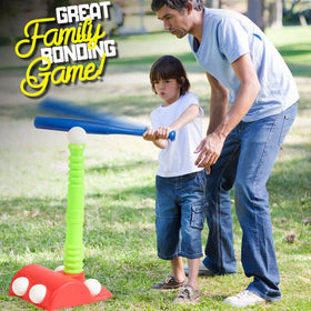Play22 T Ball Set 23in plastic baseball bat for confident swings.