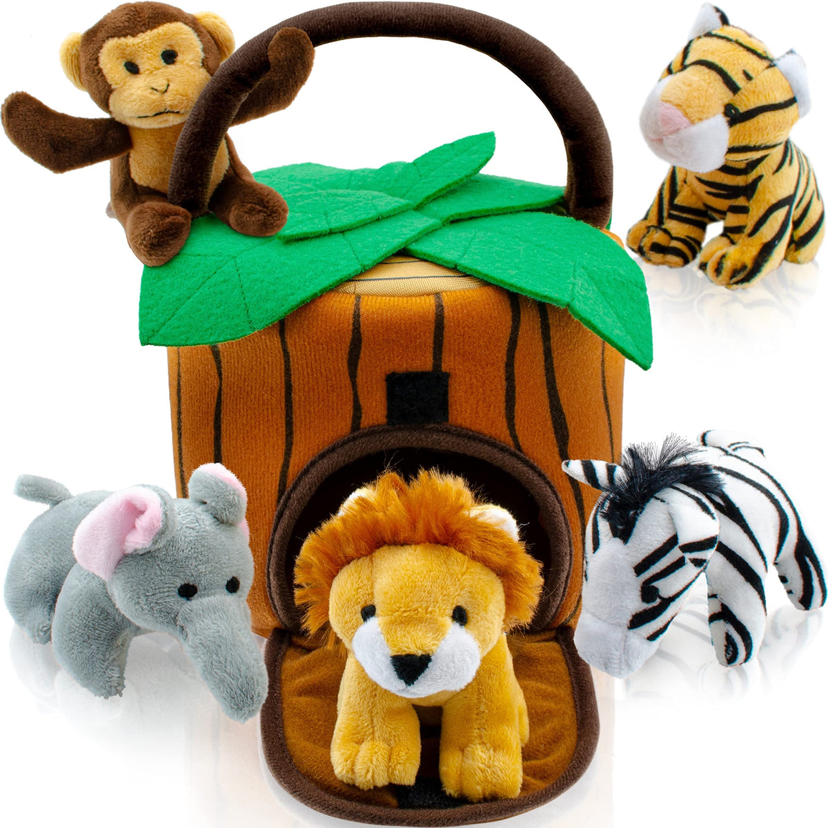 Play22 soft jungle friends inspire imaginative pretend play anywhere