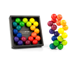Playable Art Ball Rainbow 20 colorful spheres invite tactile creative exploration.