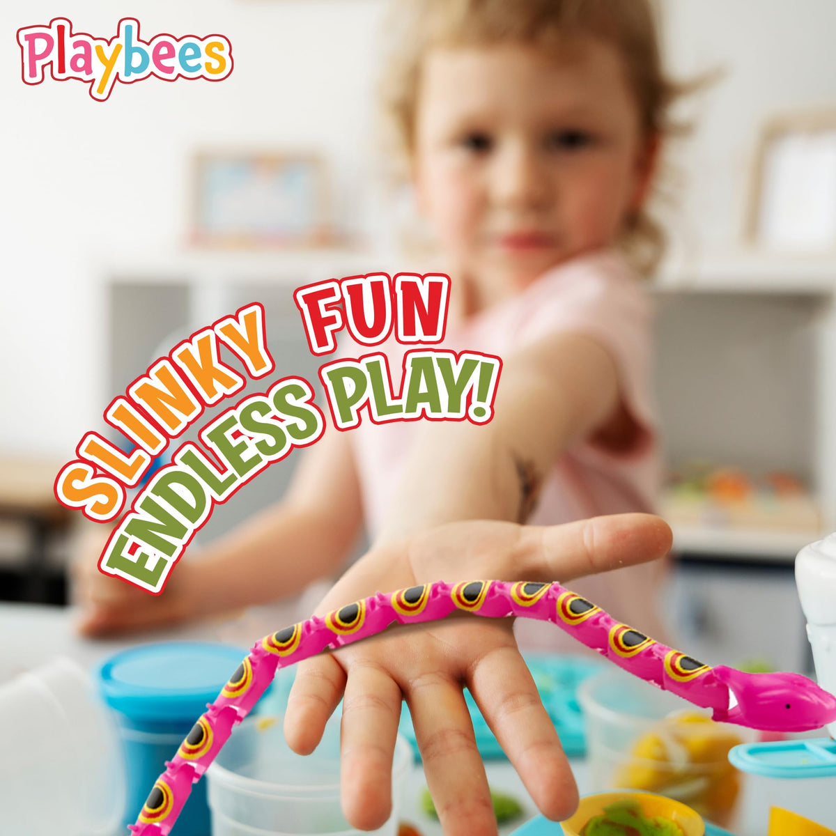Durable, safe plastic stands up to active play.