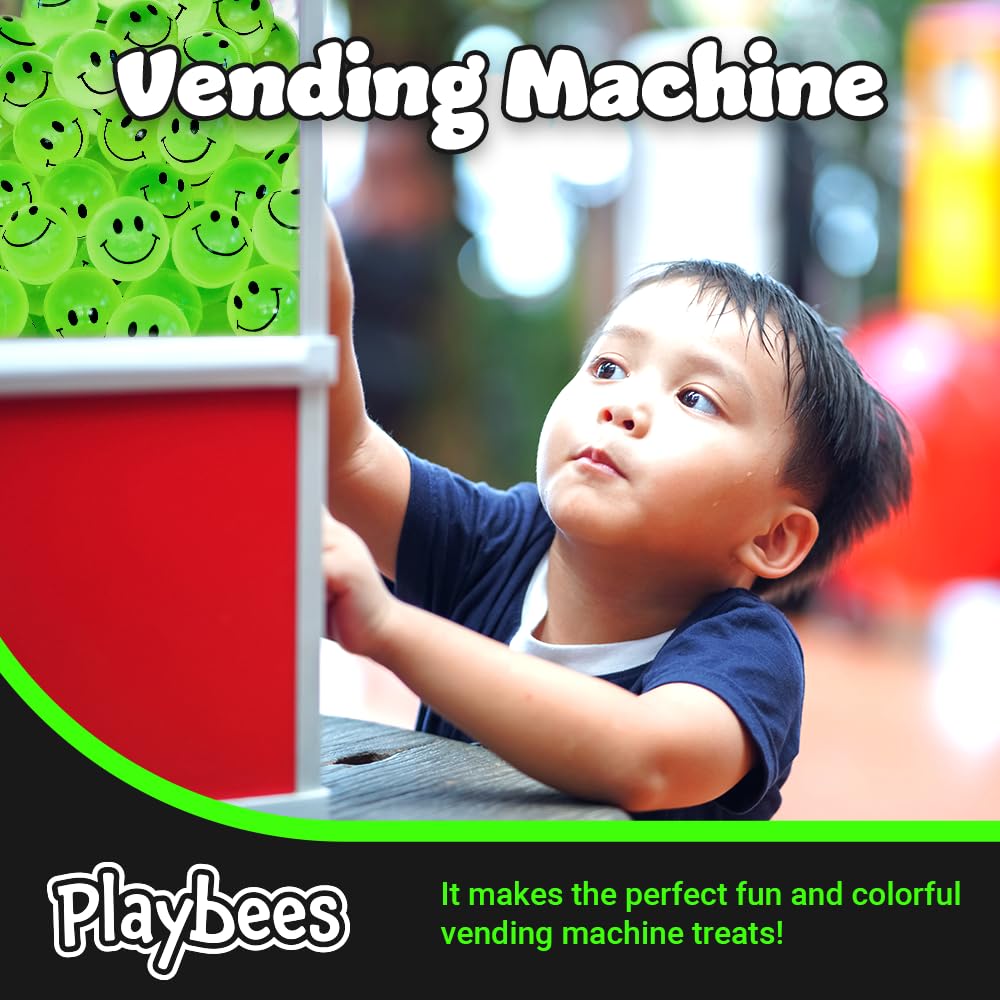 Playbees carnival prizes: colorful glow-in-the-dark bouncy balls for fun rewards.